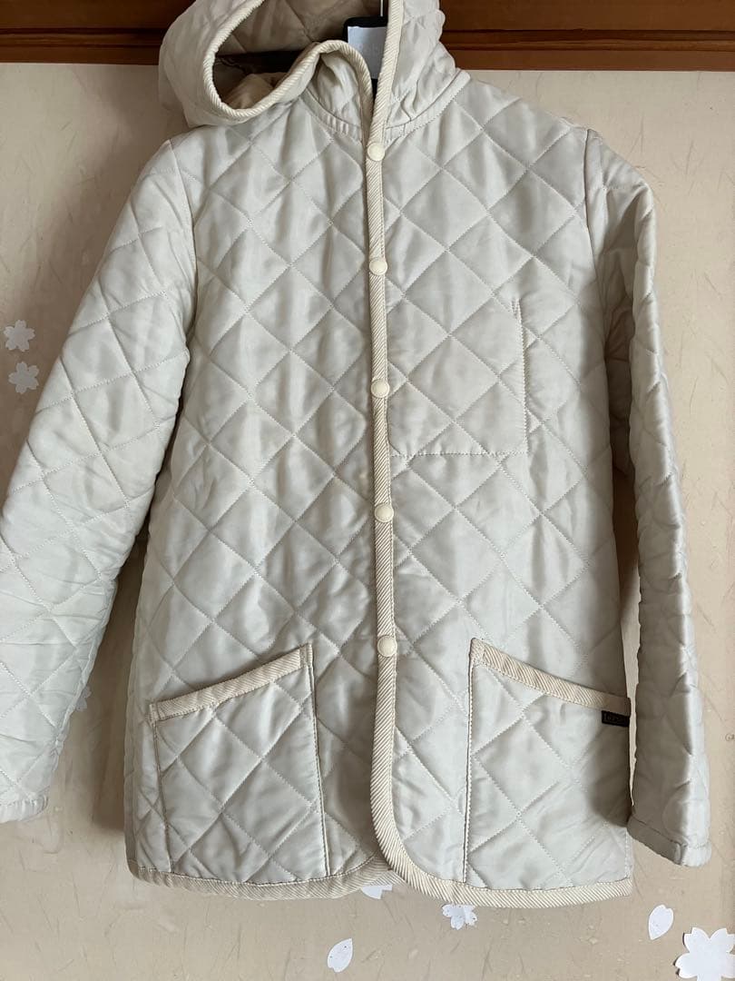 LAVENHAM アイボリー キルティングジャケット38