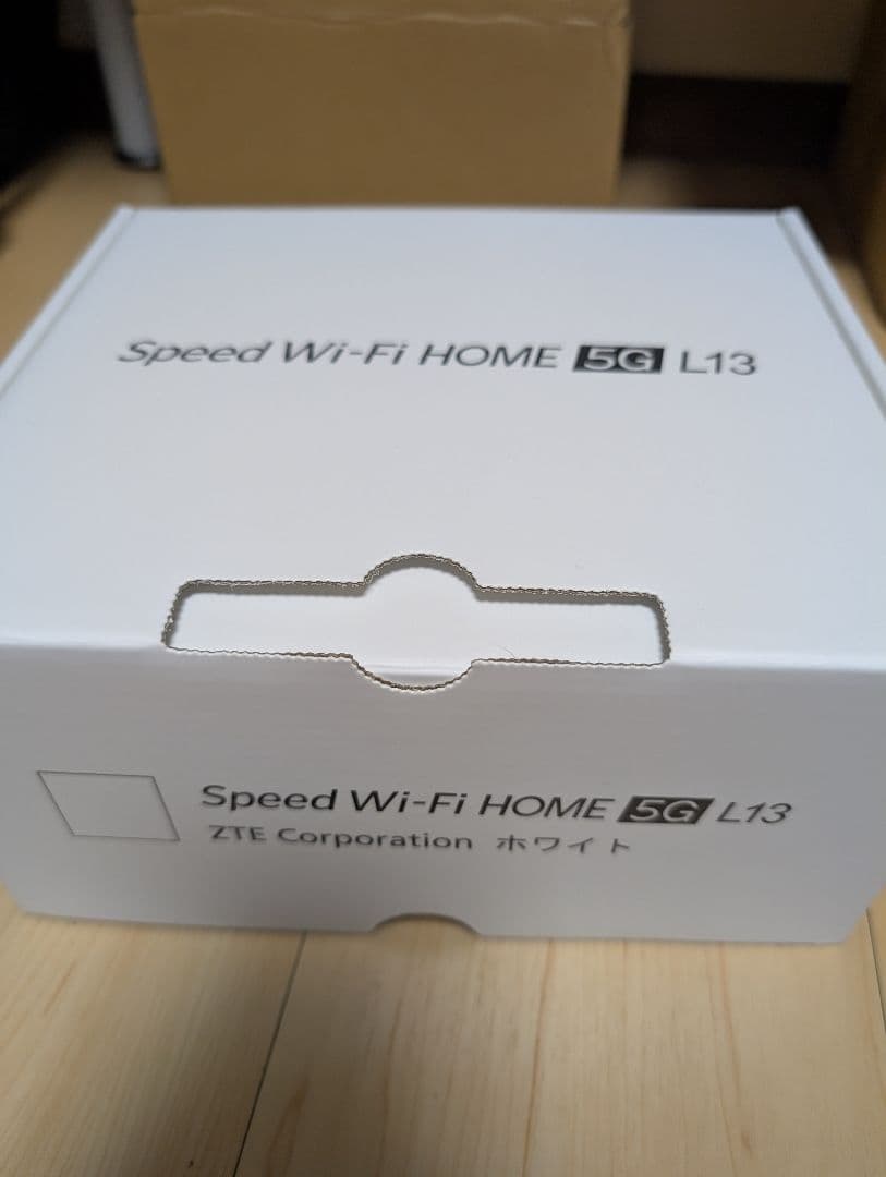 ZTE Speed Wi-Fi HOME 5G L13 ホワイト