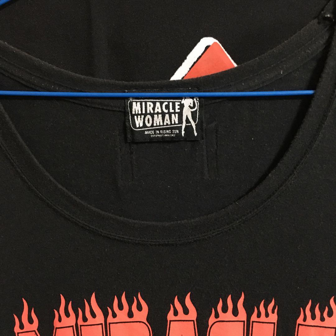クリームソーダ ミラクルウーマンロングTシャツ