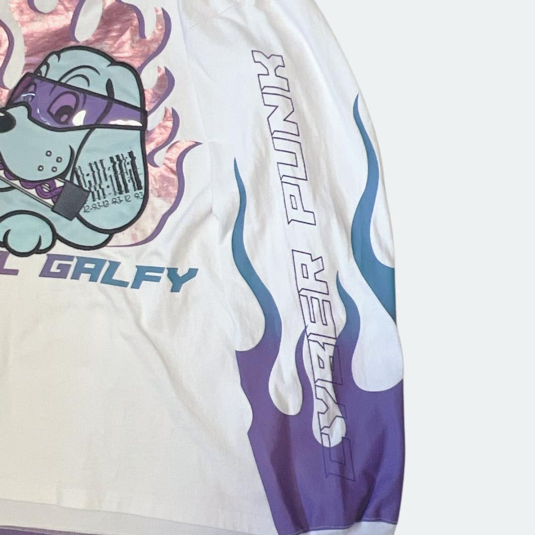 ililil ココロヤミ × GALFY コラボ サイバーパンクロングTシャツ