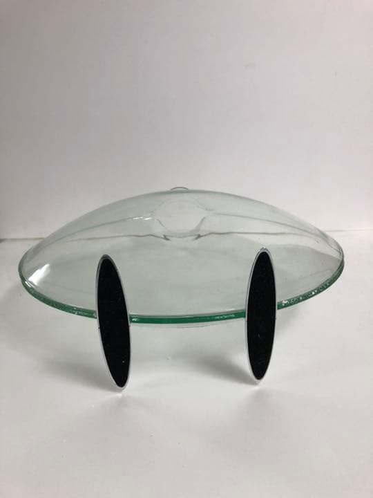 花器 池坊御流風 風船(つぶれた)型 ガラス シンプル こだわり 大きい