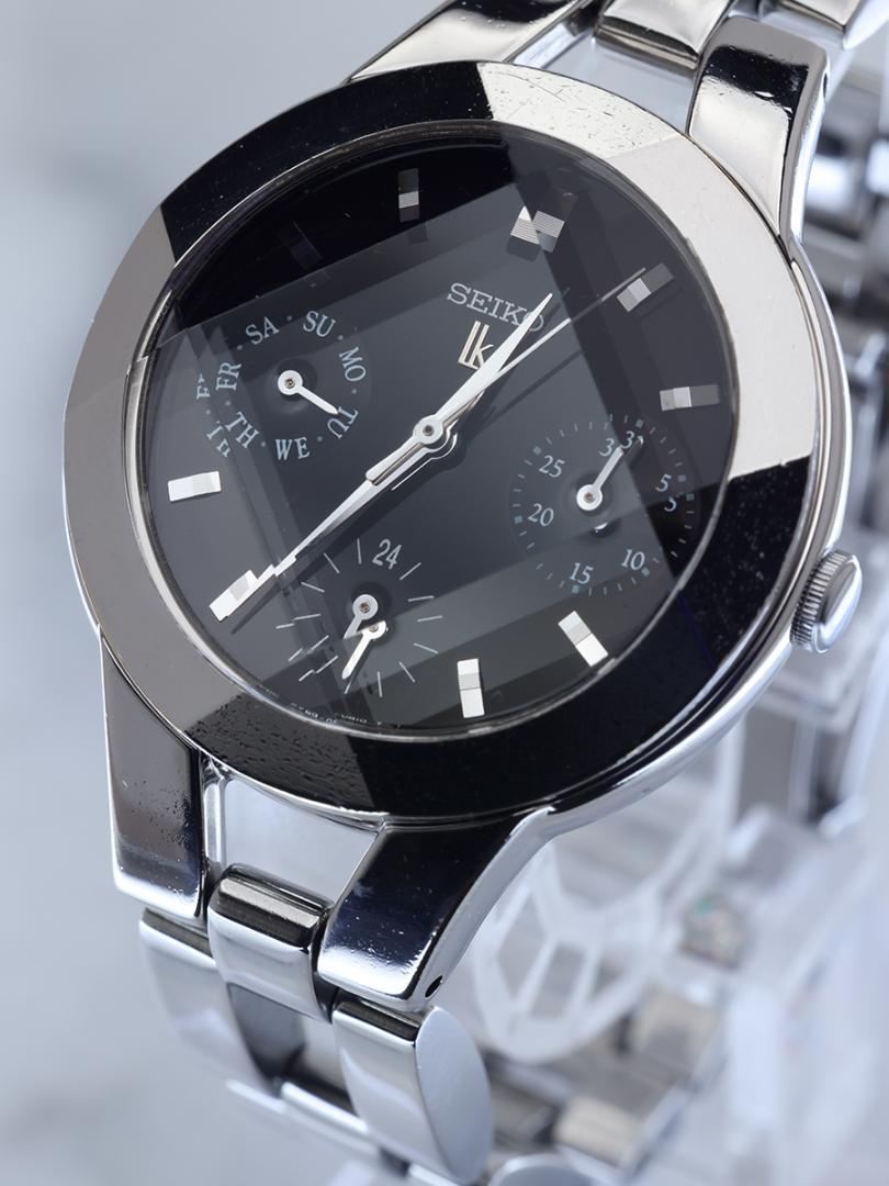 新しいスタイル SEIKO 洗浄済み 稼働品 クォーツ式腕時計 セイコールキア LUKIA 時計