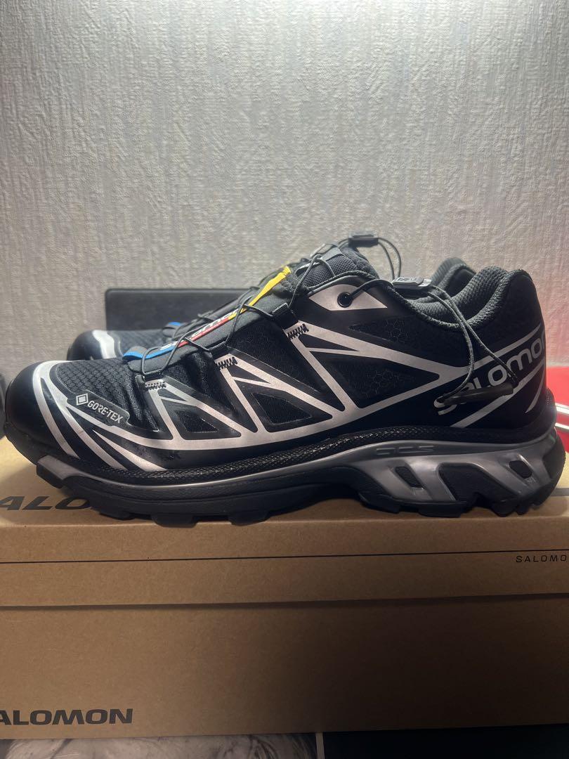 靴 Salomon XT-6 GORE-TEX Black/Silver 27cm