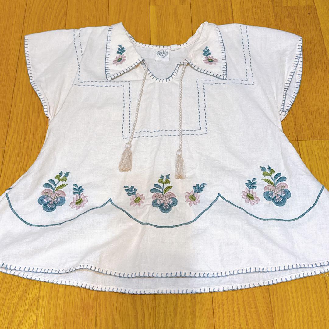 ワンピース Apolina Konnie kaftan dress Shell 2-3Y