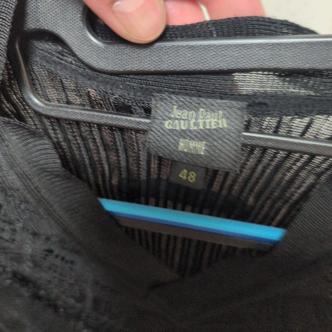 ジャンポールゴルチェJeanPaulGAULTIER　リブニット半袖カットソー