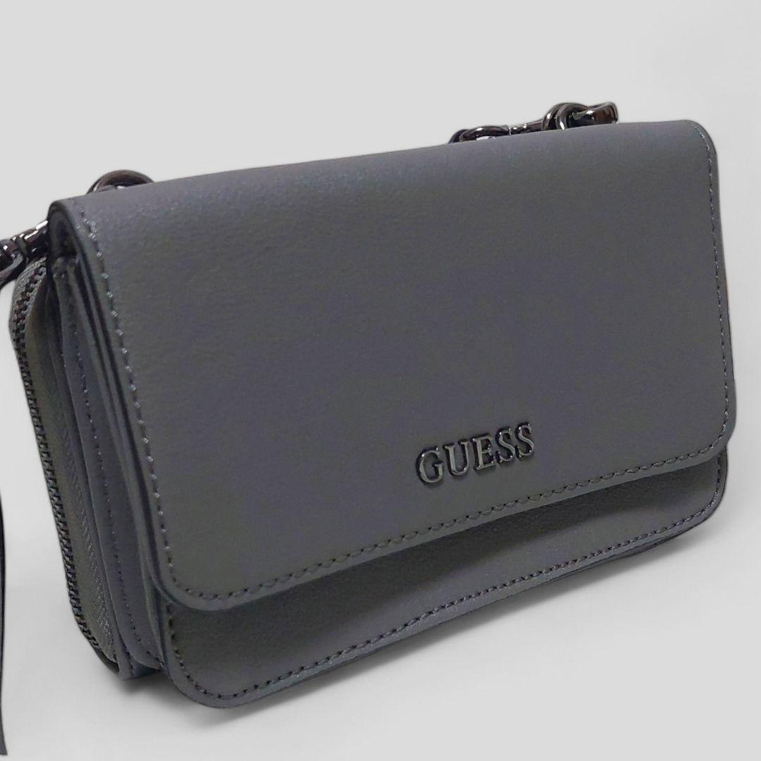 モノグラム【Guess】ゲス お財布 クロスボディ ショルダーバッグ 極美品✨GUESS ゲス お財布ショルダー ショルダーウォレット