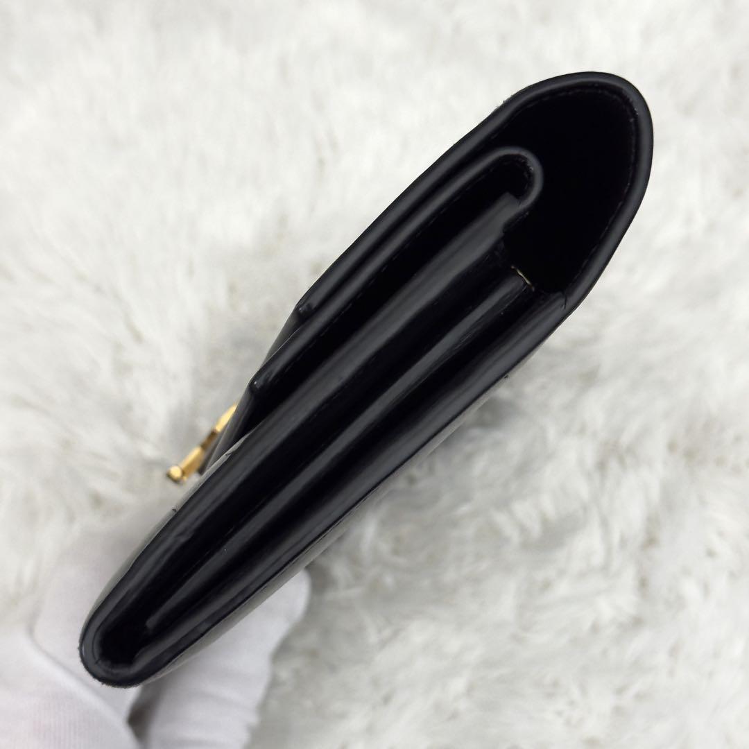 美品✨SAINT LAURENT サンローラン カサンドラ ゴールド金具 長財布