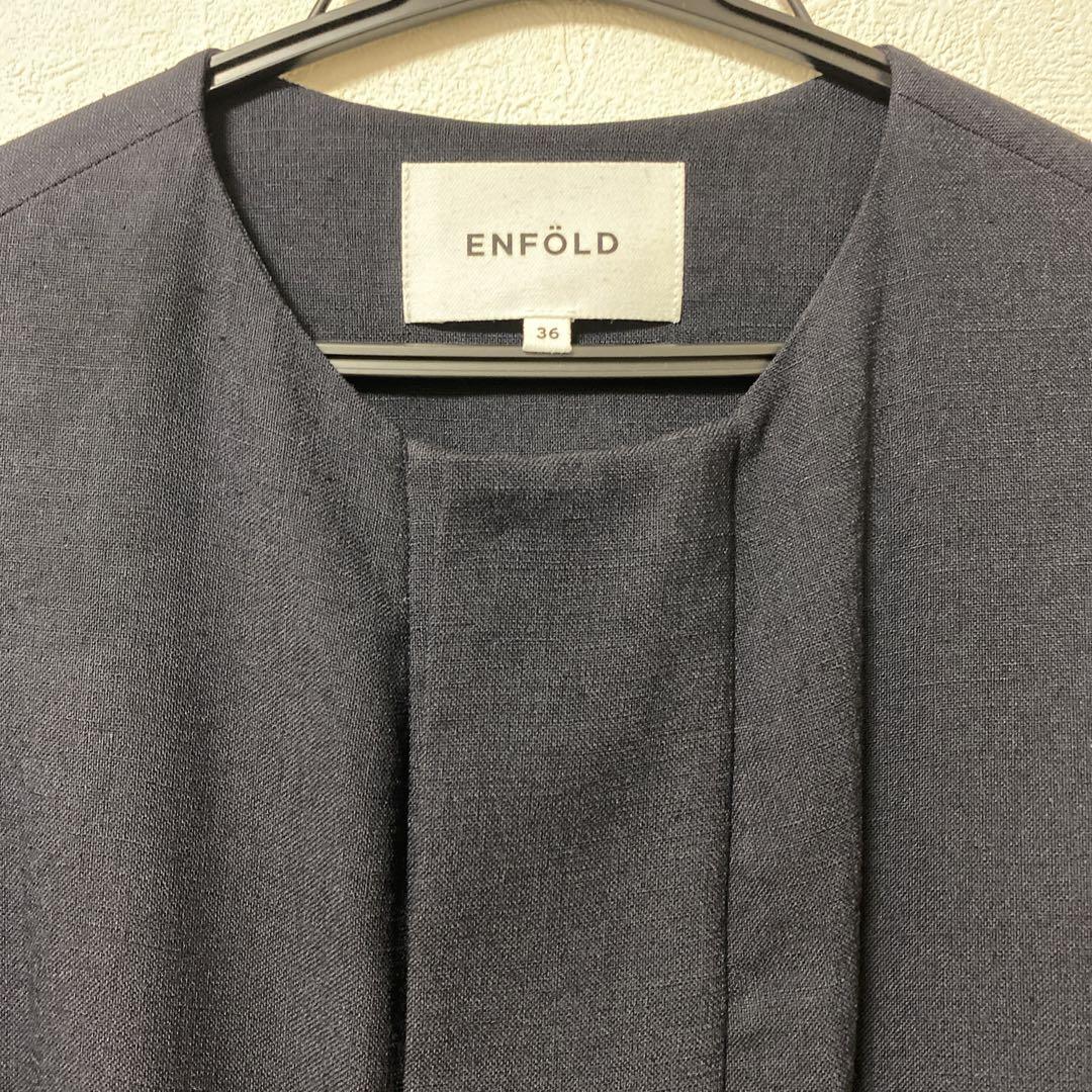 ENFOLD オールインワン 36 ネイビー 5月末まで出品 - メルカリ