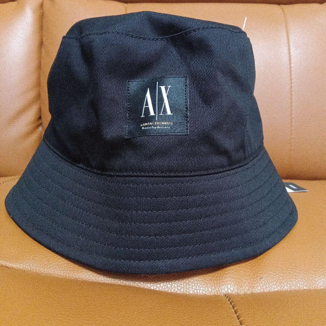 Armani Exchange バケットハット 黒　アルマーニエクスチェンジ