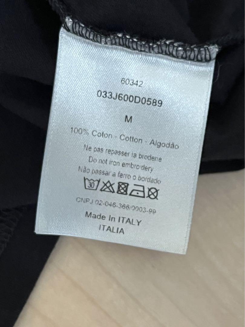 Dior 黒 Tシャツ 約50cm幅 約66cm長