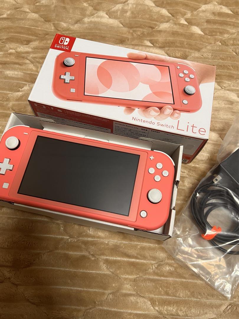 中古 N.SWITCH LITE コーラル ゲオ公式通販サイト/ゲオオンラインストア【中古・箱説あり