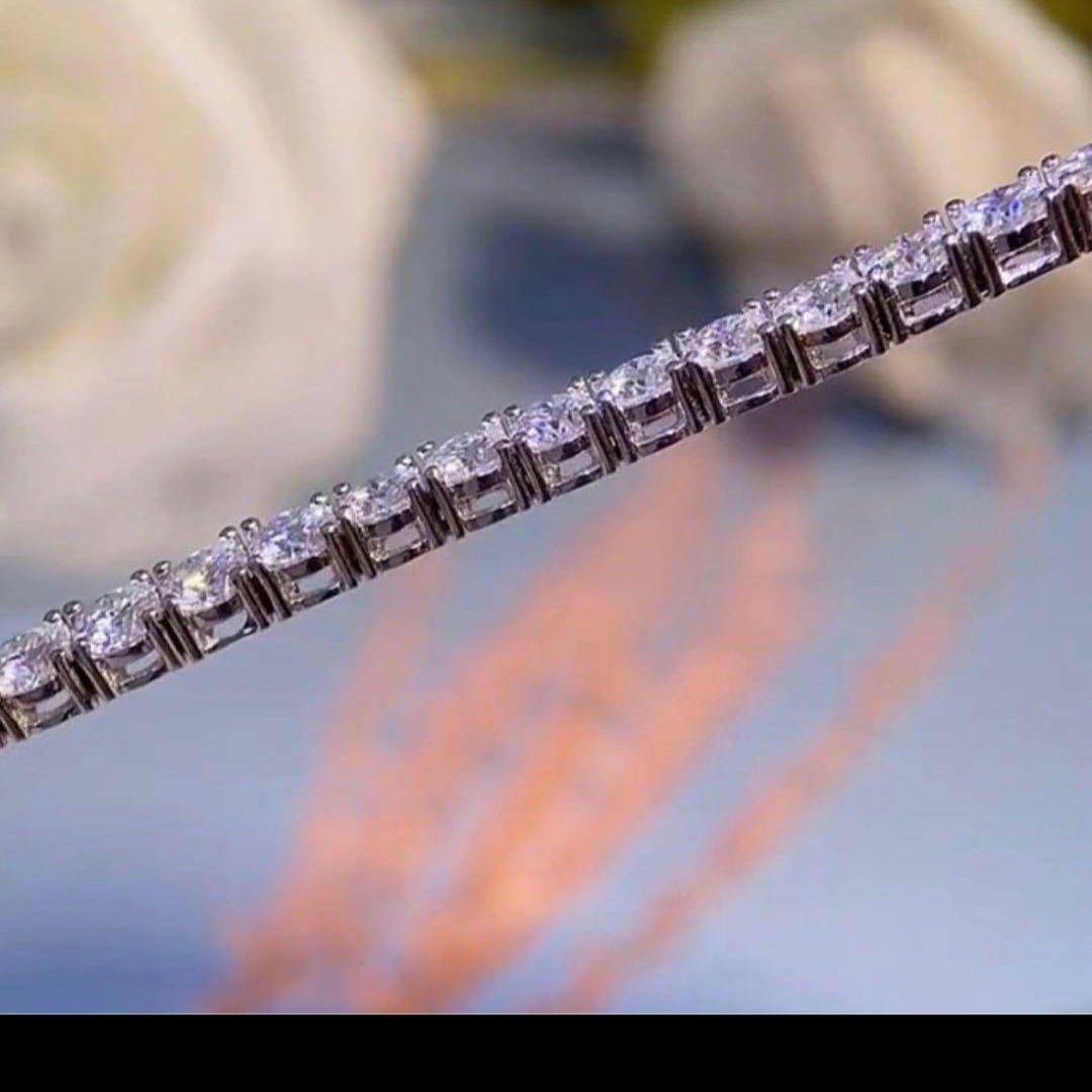 【void】証明された光|モアサナイト テニスブレスレット|GRA鑑定書付 【void】証明された光|モアサナイト テニスブレスレット|GRA鑑定書付