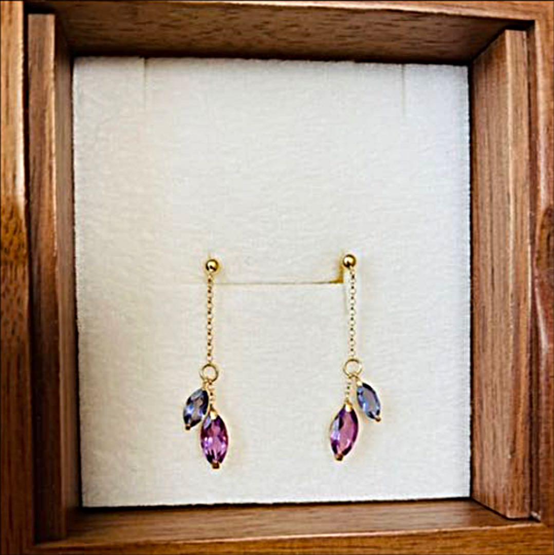 選ぶなら festaria フェスタリア Bijoux 天然石ピアス k18 sophia アクセサリー