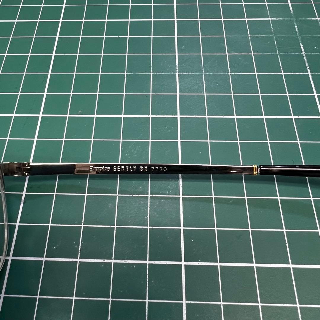 ヴィンテージ　HOYA ツーブリッジ　ハーフリム　メガネフレーム　日本製 HOYA 眼鏡 6214 145◆セミオート ハーフリム チタンフレーム ツーブリッジ◆昭和レトロ シンプル