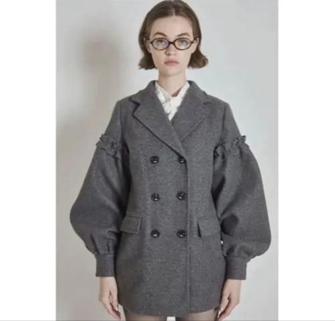 Epine バッドスリーブロングウールコート SIZE epine