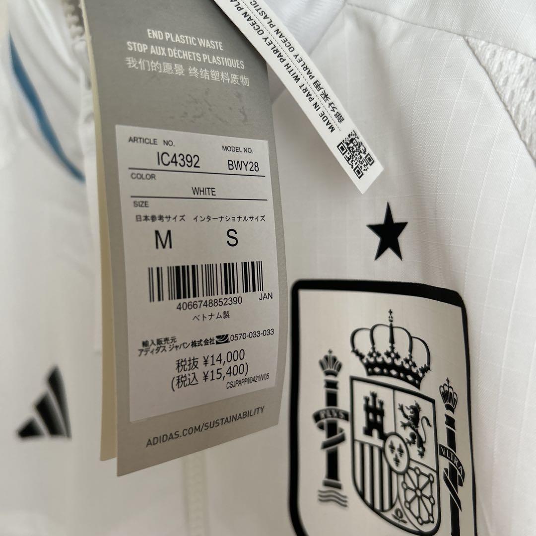 【新品未使用】adidas スペイン代表 M ホワイト