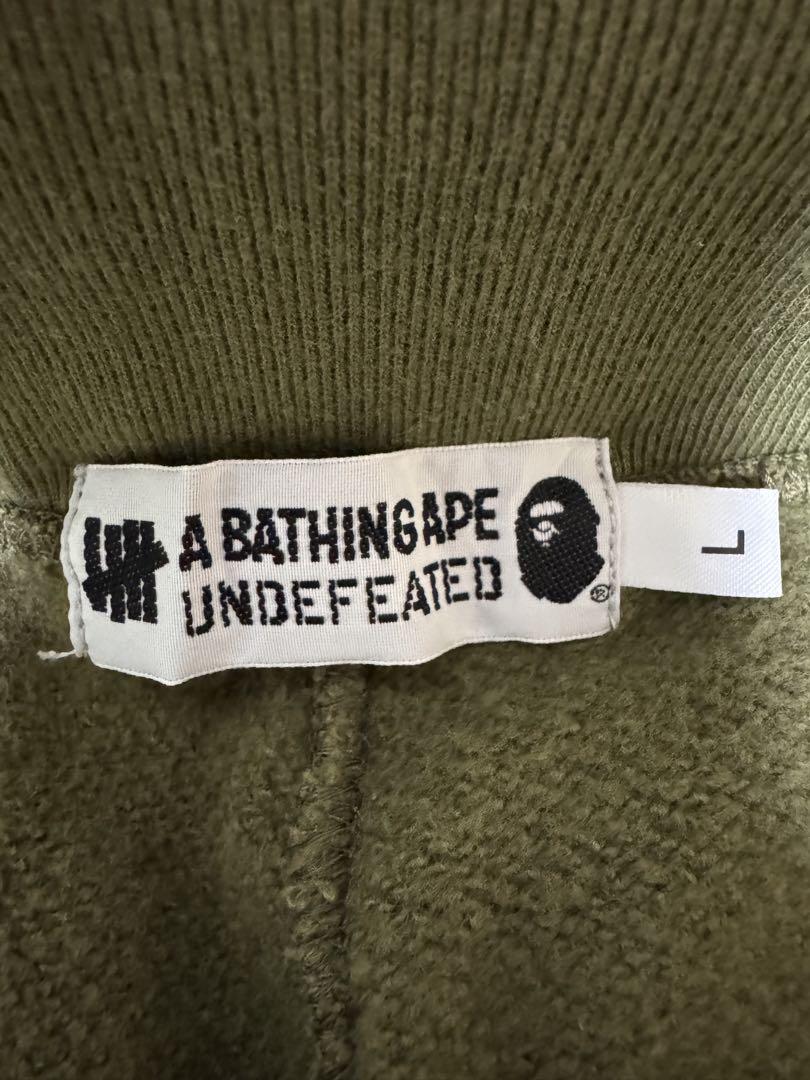【超希少】A BATHING APE×UNDEFEATEDカーゴスウェットパンツ