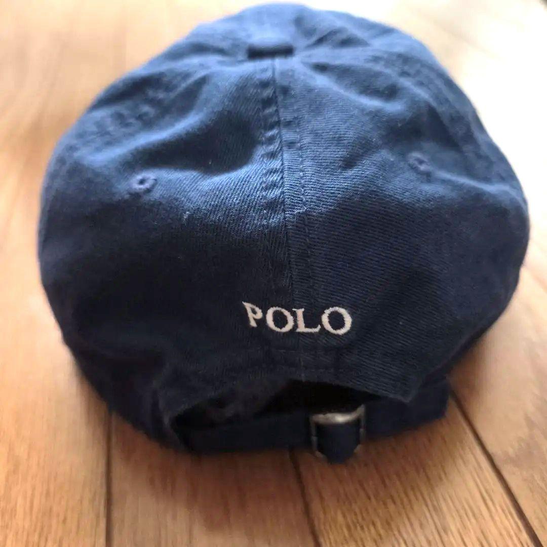 Polo Ralph Lauren ベア刺繍キャップ ネイビー POLO RALPH LAUREN ポロベア 刺繍 キャップ レザーストラップ