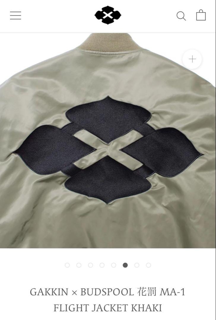 GAKKIN × BUDSPOOL 花罰 MA-1 FLIGHT JACKET