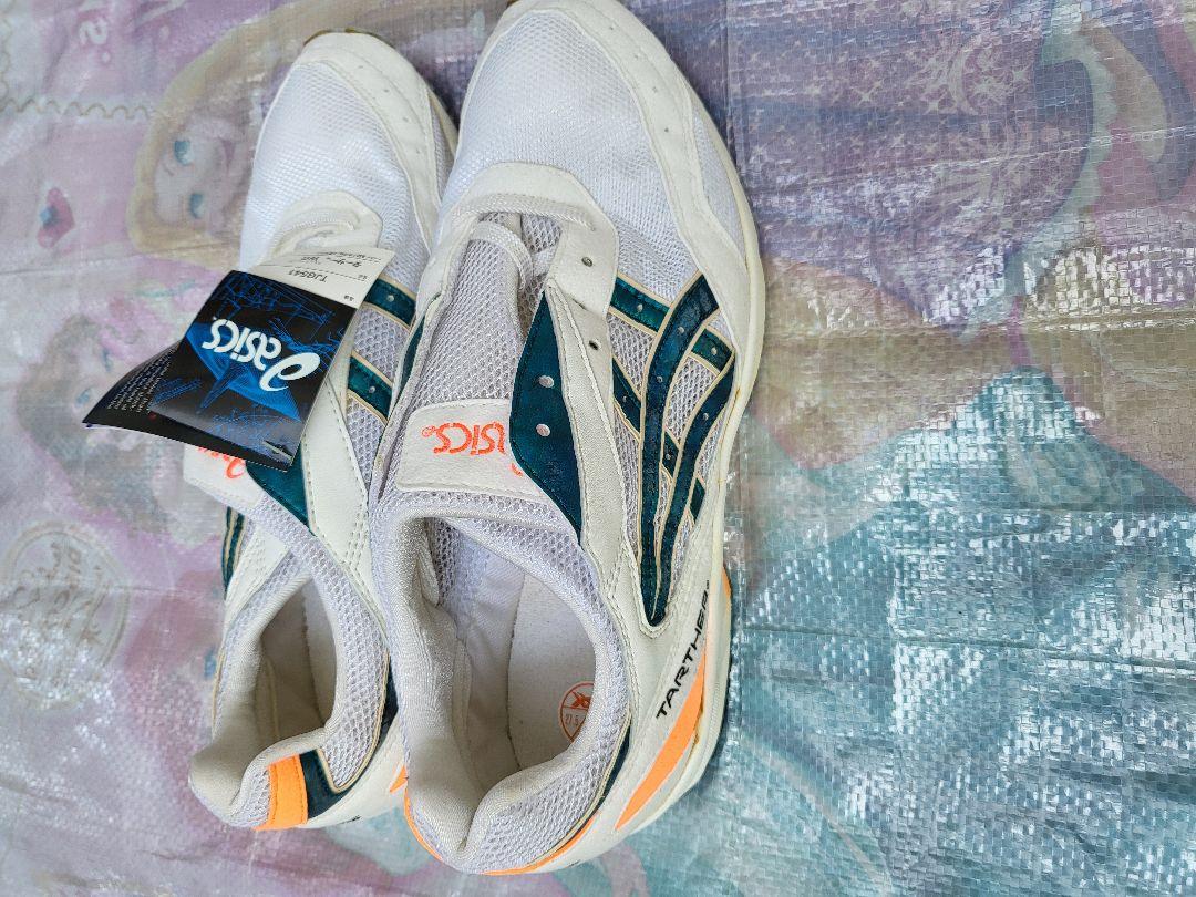 Asics トレーニングシューズ ホワイト/グリーン/オレンジ