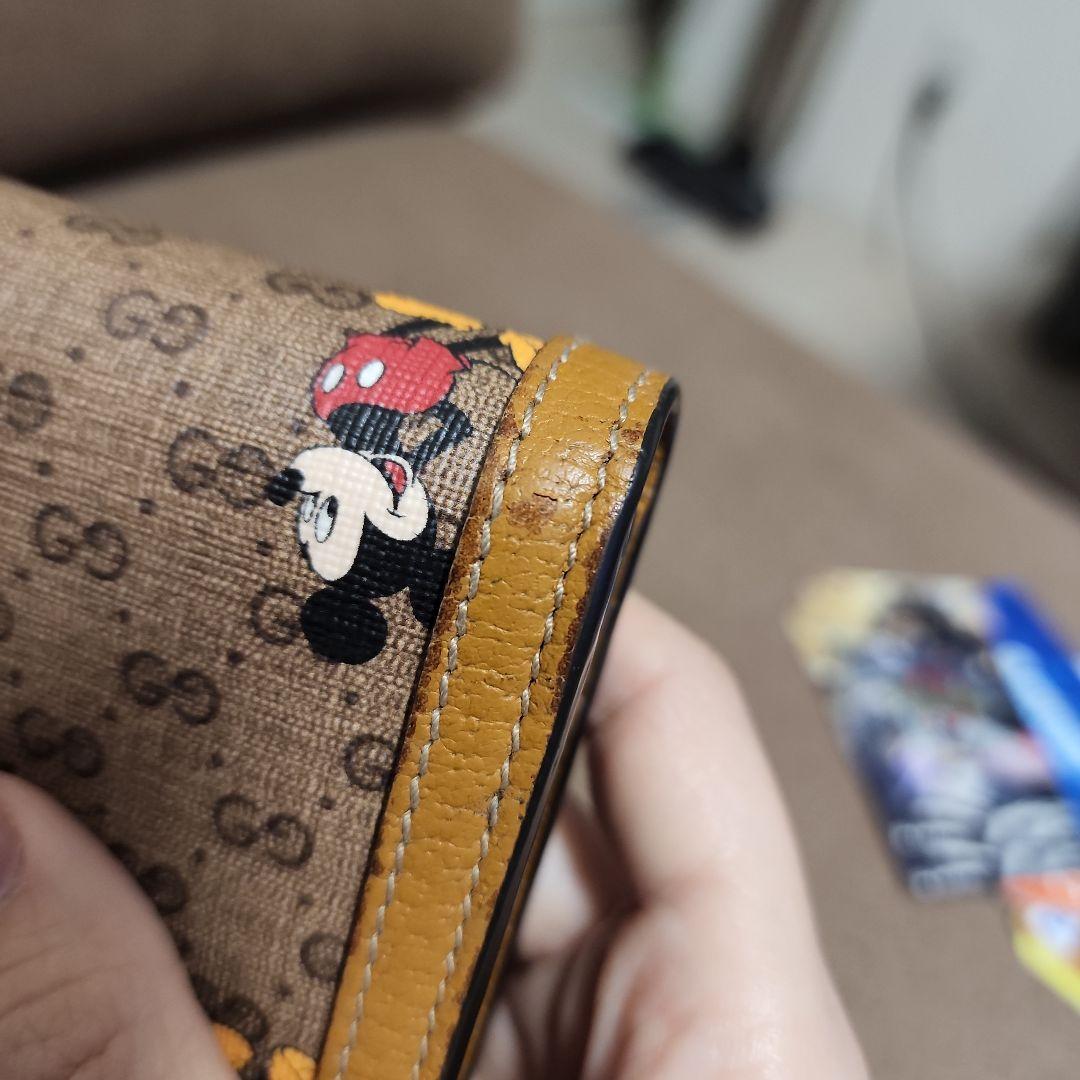 売り切り‼️】GUCCI×ミッキーコラボ 財布 三つ折財布 売り切り‼️】GUCCI×ミッキーコラボ 財布 三つ折財布