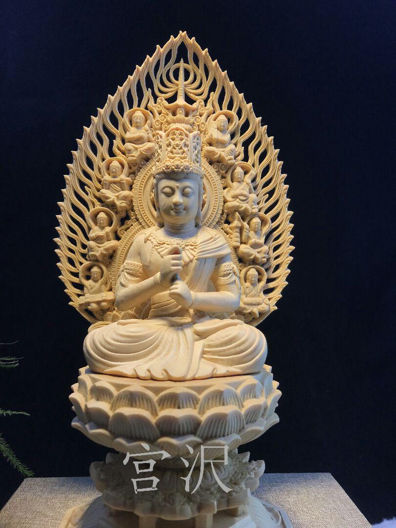 稀少珍品 開運厄除 供養品 細密彫刻 fhoVU-m45856541751 仏師彫り 仏像 大日如来 安い高評価