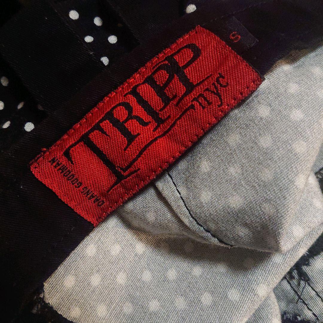 TRIPP NYC ドット　ベルト付き　ミニスカート　トリップニューヨークシティ