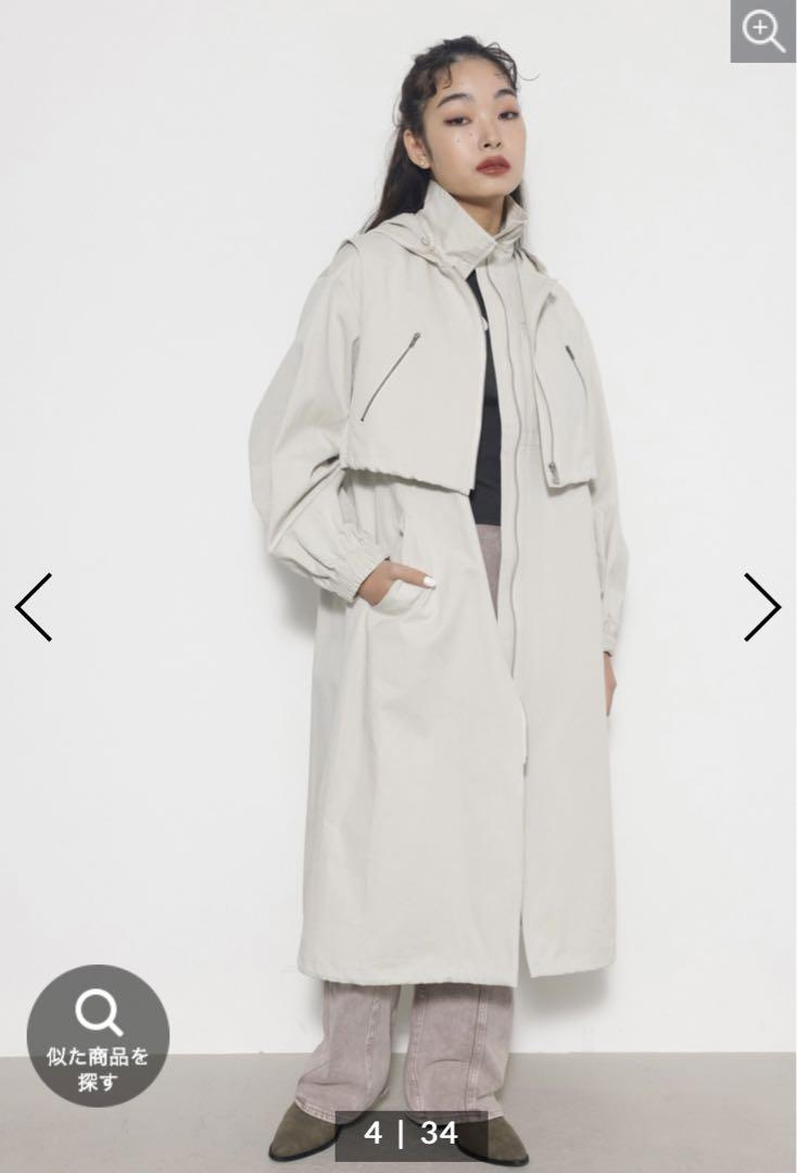 ラグアジェム　3way hoddie coat