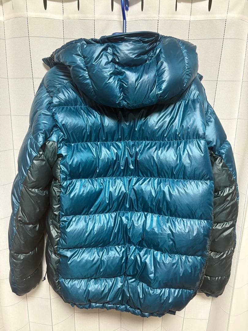 mont-bell ダウンジャケット フード付き ダークブルー