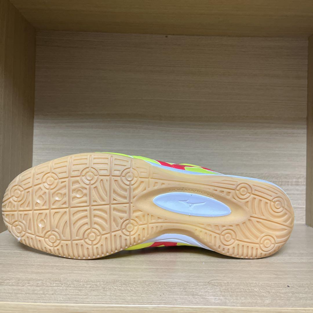 Mizuno Morelia フットサルシューズ ネオンイエロー/レッド27.5