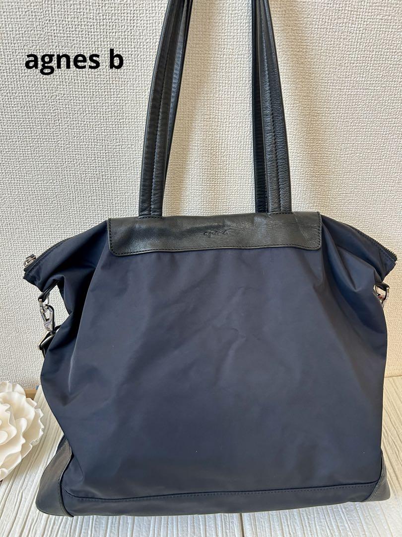 agnes bアニエスベー　メンズトートバッグA4可