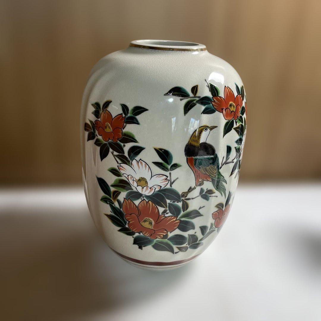 【 E939 】 京都陶磁器合資会社　専属絵付師「亮山」上手作品　超細密絵付花瓶 錦光山 錦手 風俗図花瓶 | 明治工芸・明治金工の販売専門店なら