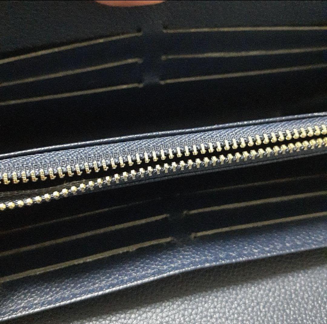 ネイビー LVモデル長財布