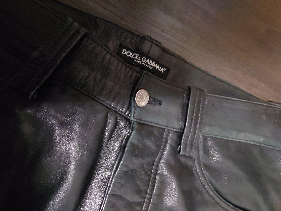 レザーパンツ DOLCE & GABBANA　サイズ44