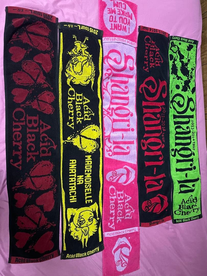 Acid Black Cherry マフラータオル まとめ売り バラ売り可