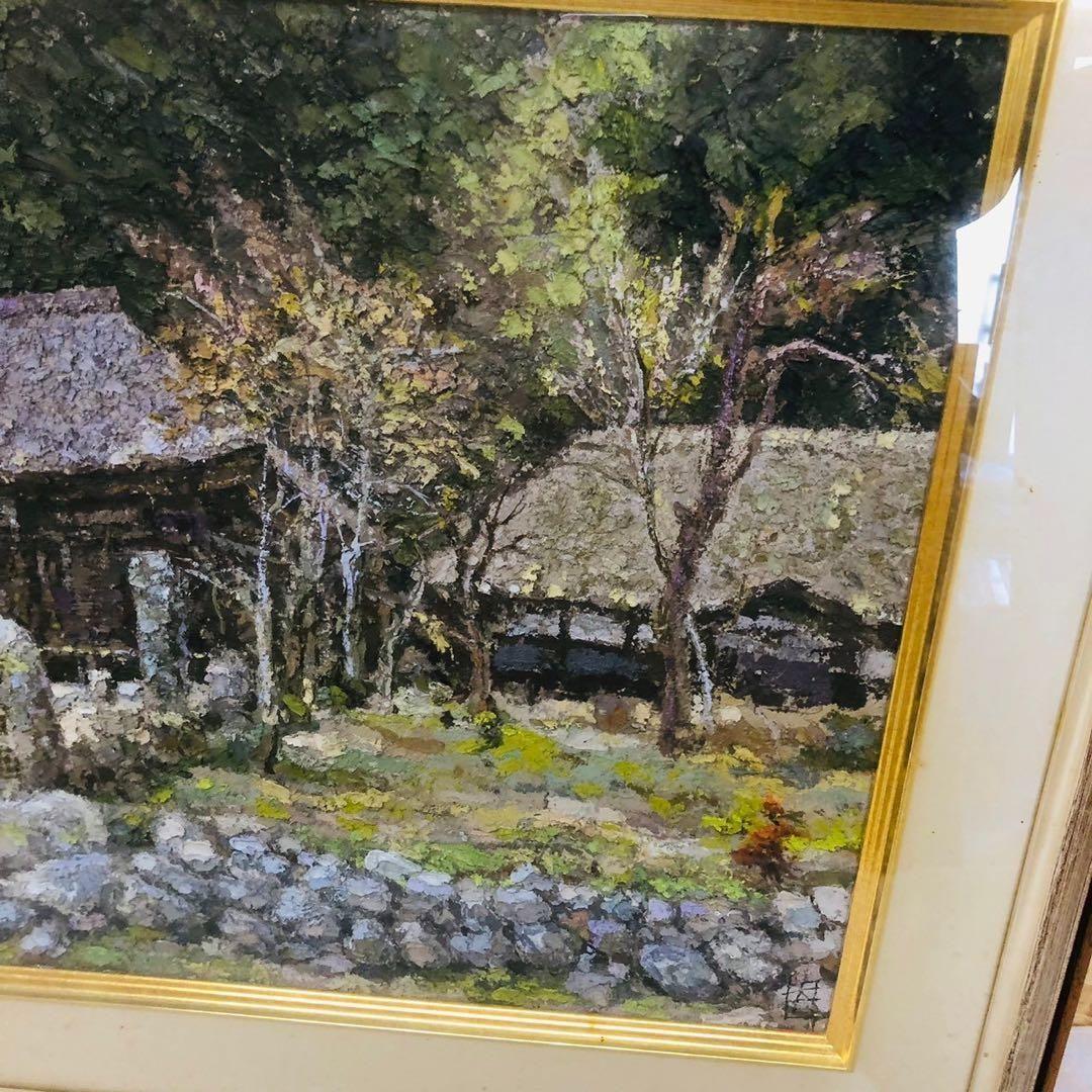 松本一夫 「華酒を禁ず」 会津只貝 油絵