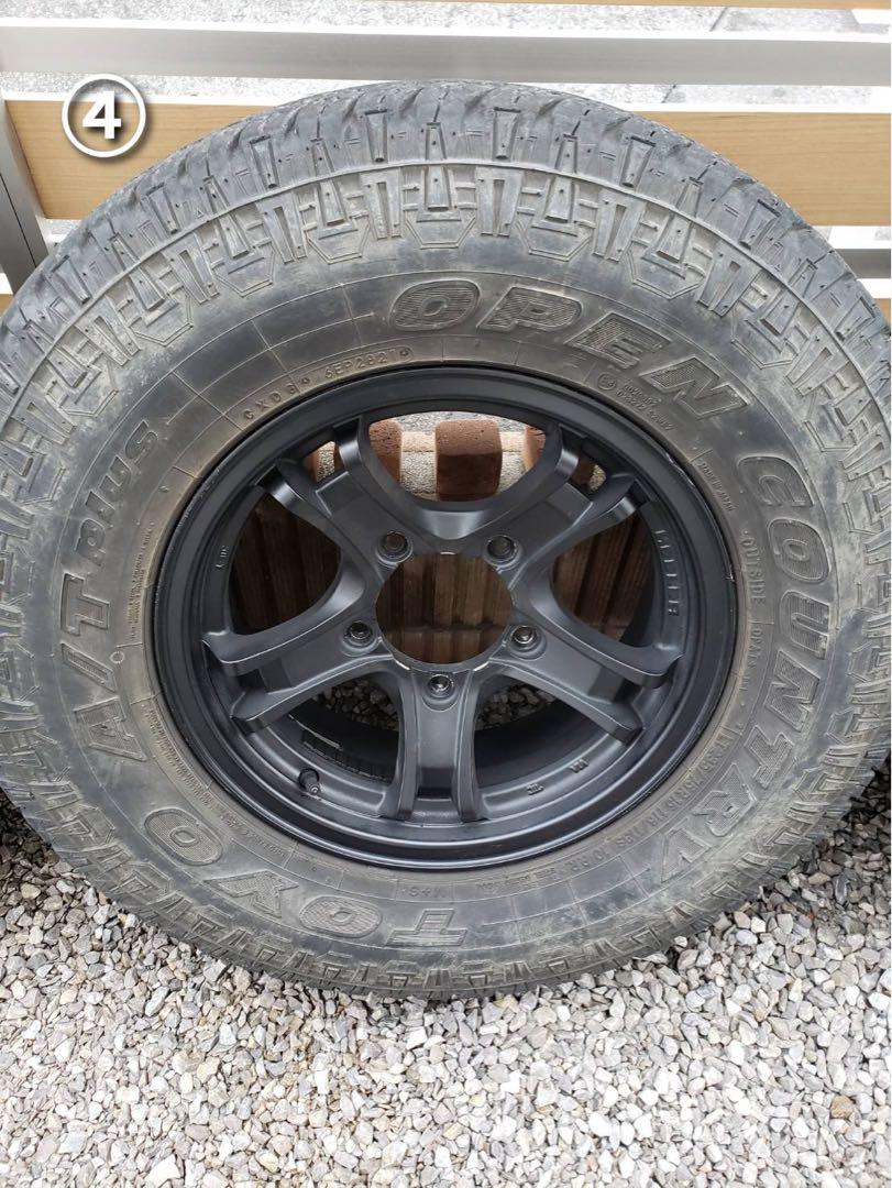 TOYOオープンカントリーAT 235/75r15 ウェッズキラー15インチ5本