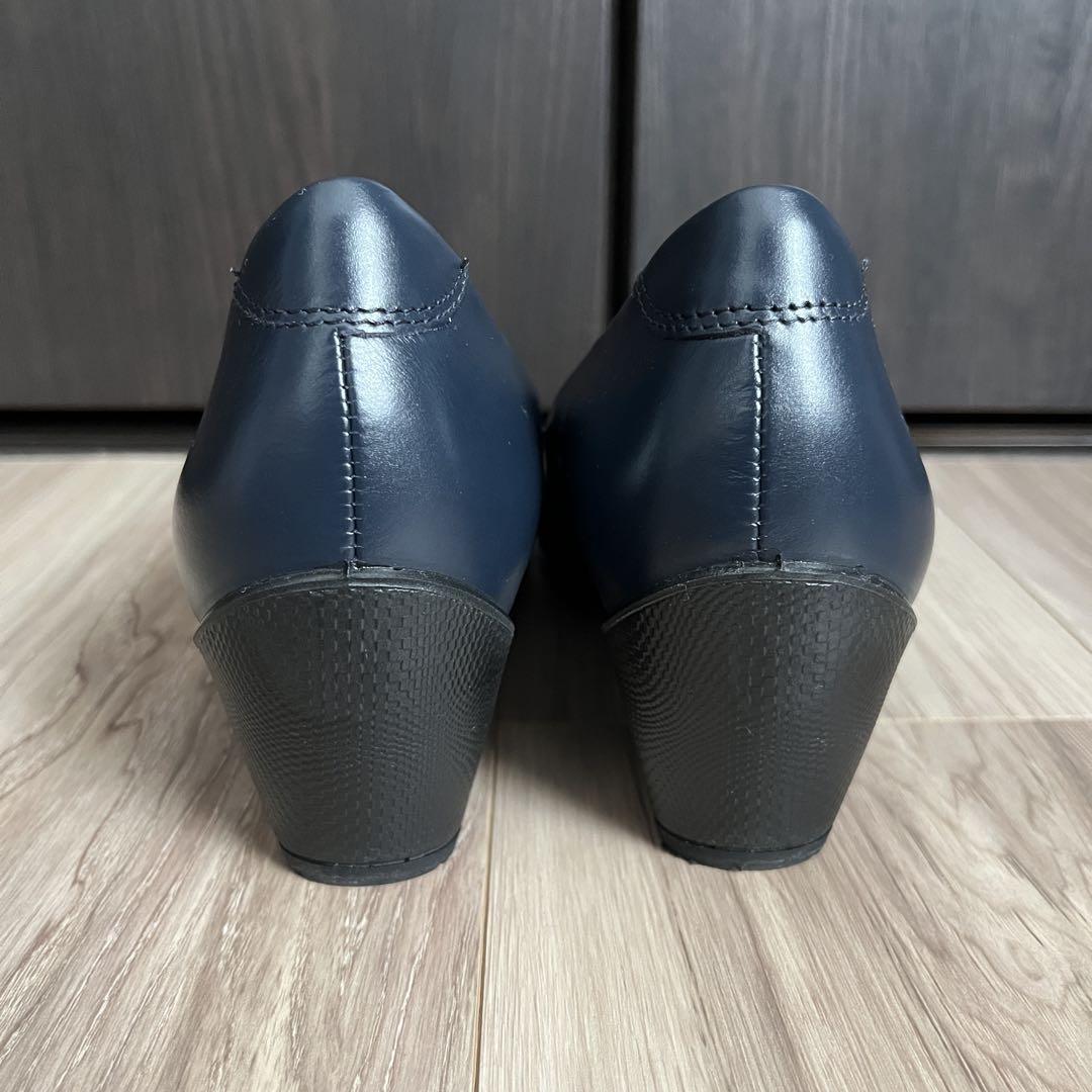 ECCO Sculpted 45 ウィメンズ レザーブロックヒールパンプス