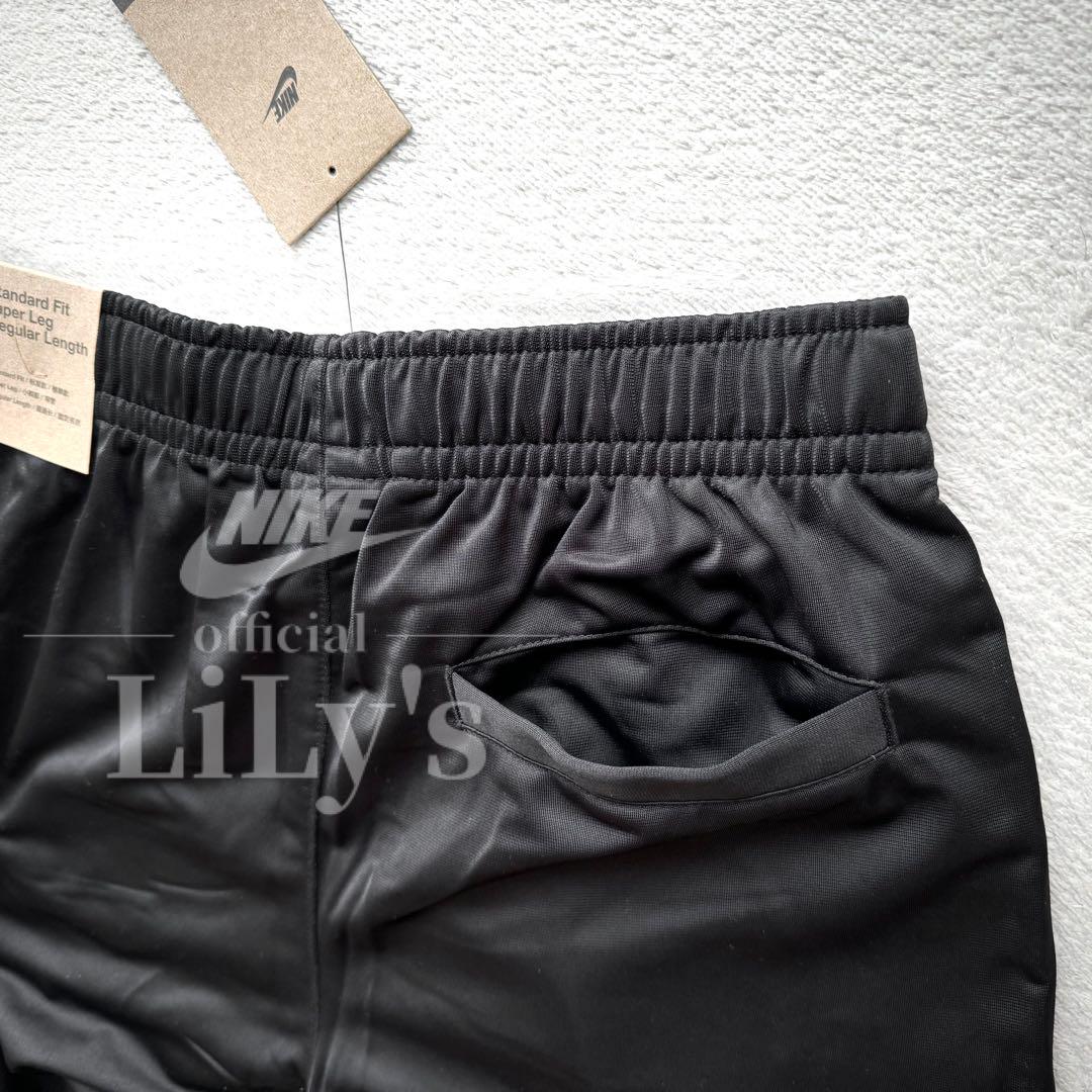2新品　ナイキ上下セットアップ　黒　Ｍサイズ　ロゴ刺繍　スウォッシュ　NIKE