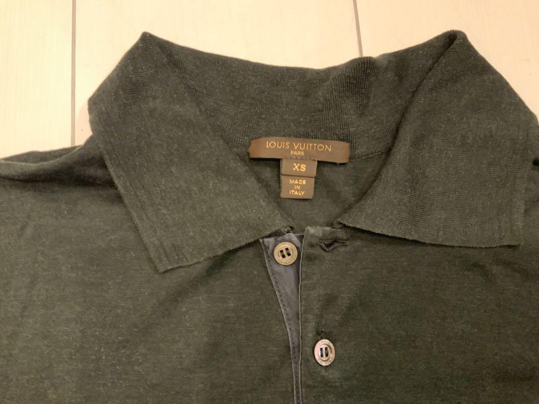 Louis Vuitton ブラックポロシャツ XS 中古