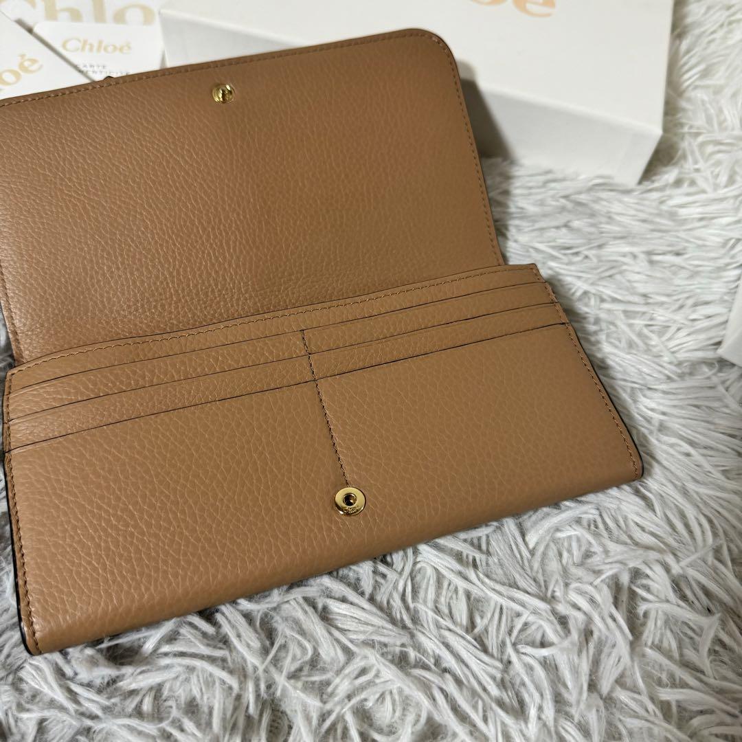 未使用級✨Chloe クロエ　アルファベット　ロングウォレット　長財布　チャーム