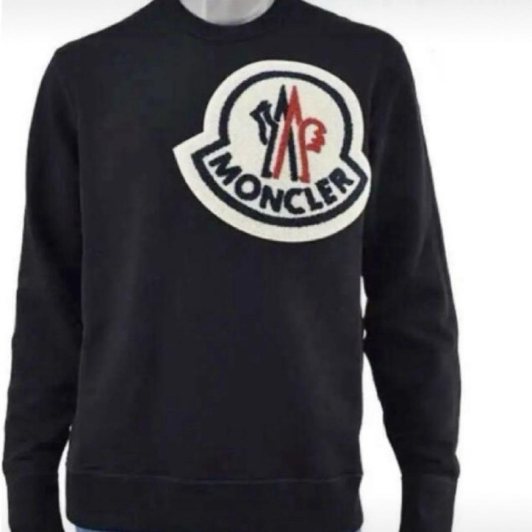 ☆高級☆MONCLER スウェット ビッグワッペン トレーナー L ☆高級☆MONCLER スウェット ビッグワッペン トレーナー L