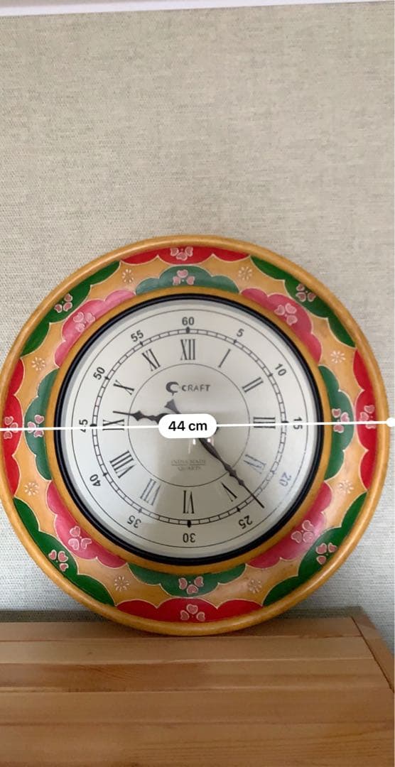 希少！チャイハネ　掛け時計 人気・おすすめ｜省スペース設計・旅行向けにおすすめ お得商品 プライバシー配送 翌日お届け対応