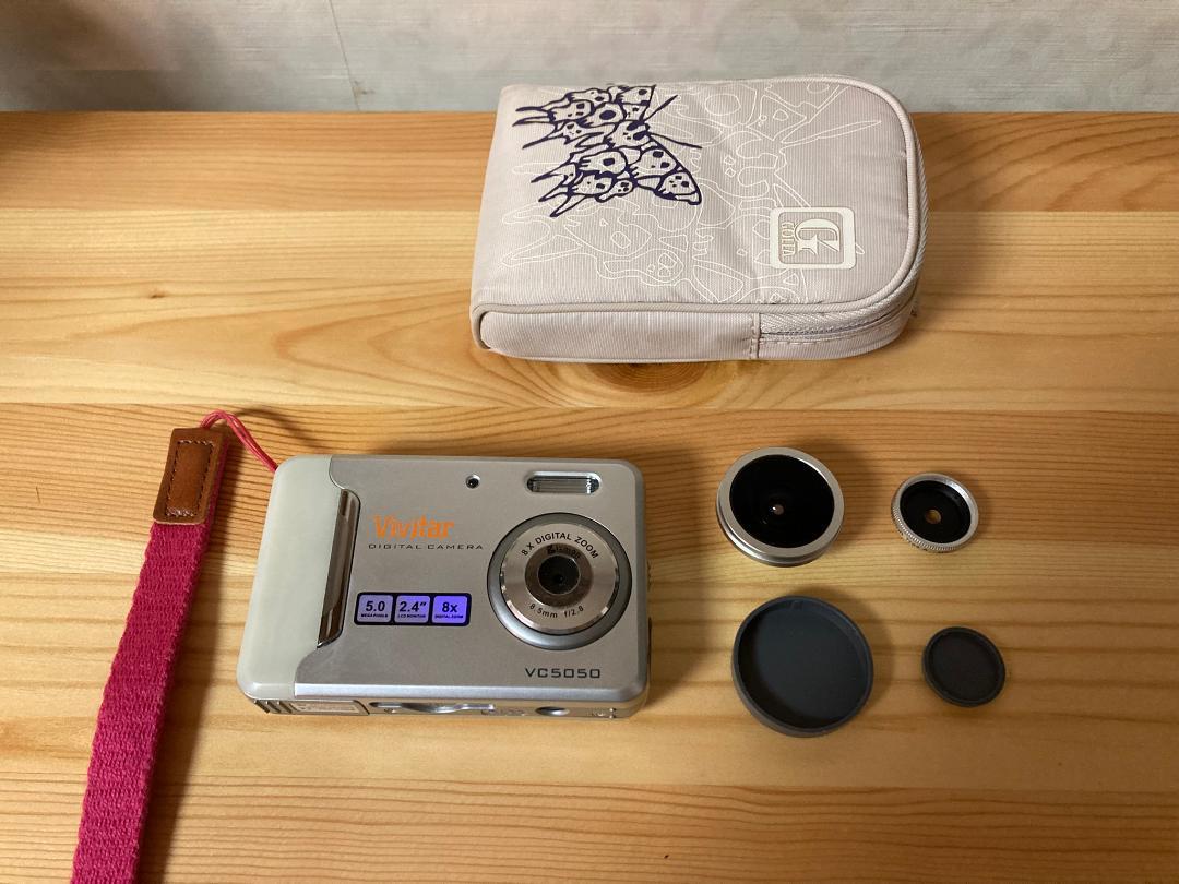 トイカメラ　vivitar vivicam vc5050 デジタルカメラ　セット