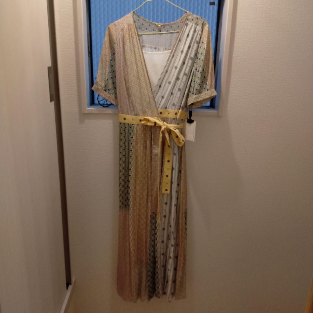 Ravissant Laviere ロング　ワンピース　羽織り　総柄　日本製