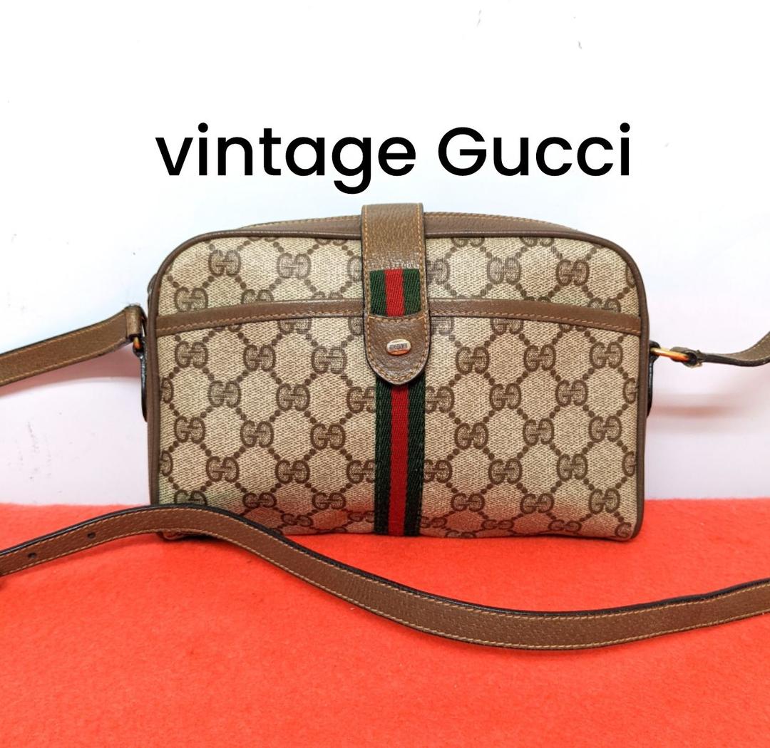 数々のアワードを受賞】 良品 極希少!Gucci ポシェット ビンテージ ...
