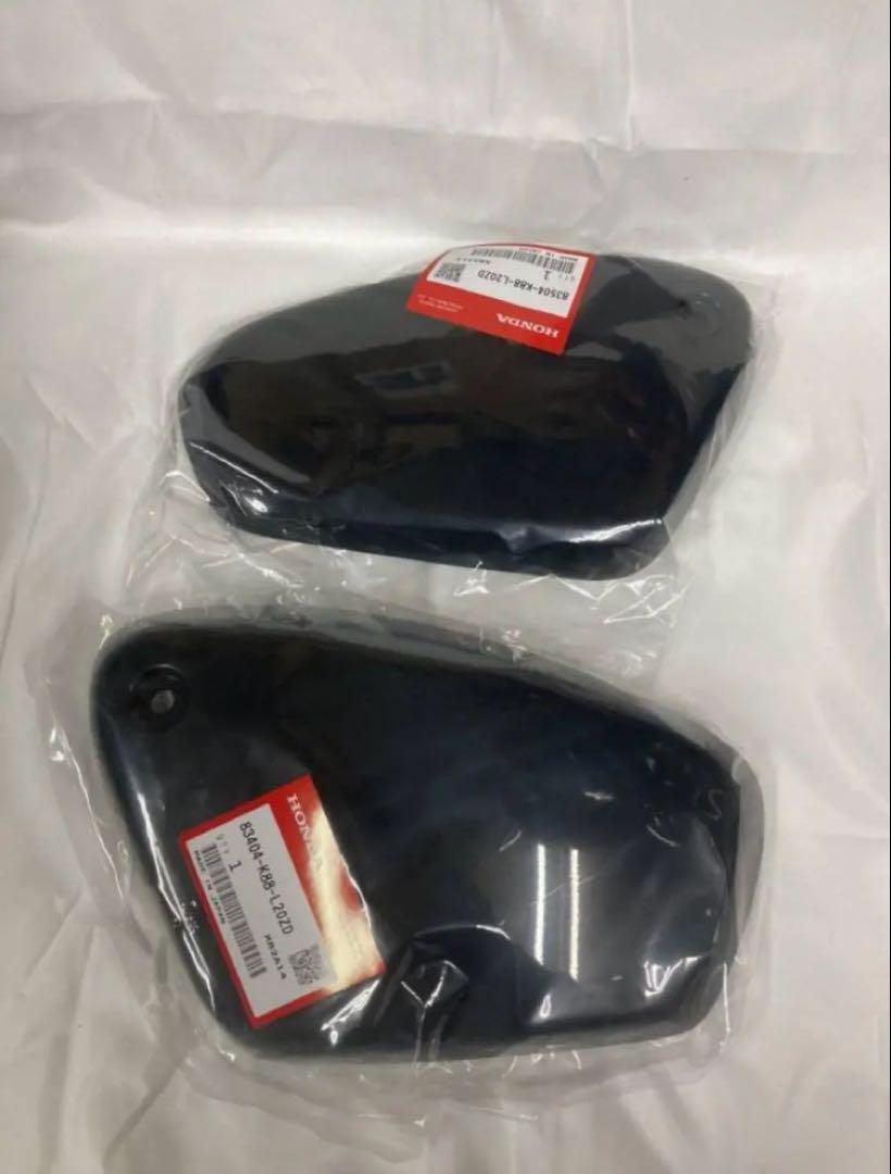 現行 スーパーカブ サイドカバー 左右セット 黒 クロスカブ 新品 ブラック