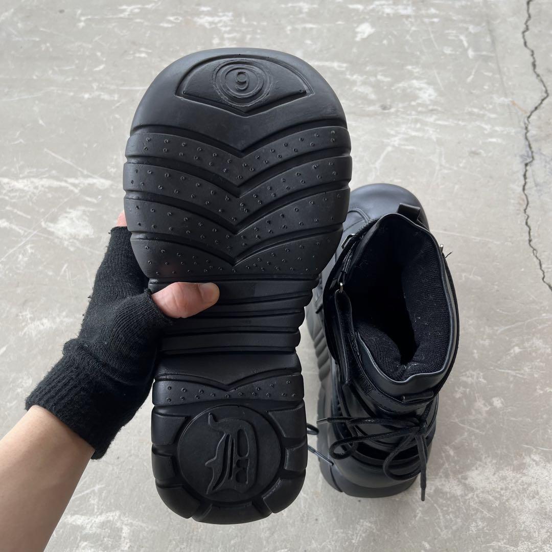 靴 demonia boxer-13 platform boots