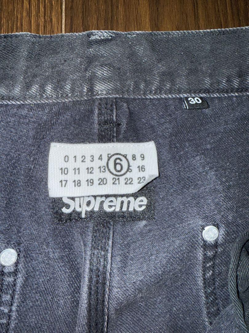 Supreme/MM6 Margiela フォイルダブルニーパンツ