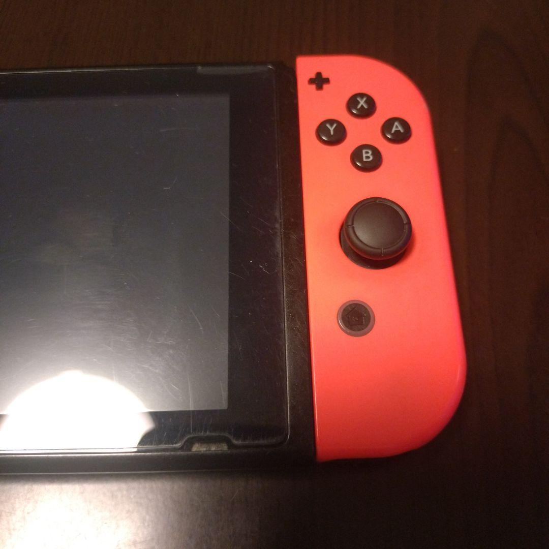 Nintendo Switch 青/赤 本体 128GBメモリーカード付 - メルカリ